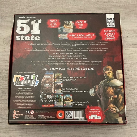 51st State Ultimate Edition Board Game -100% Complete 
Unused, open box - Picture 2 of 3